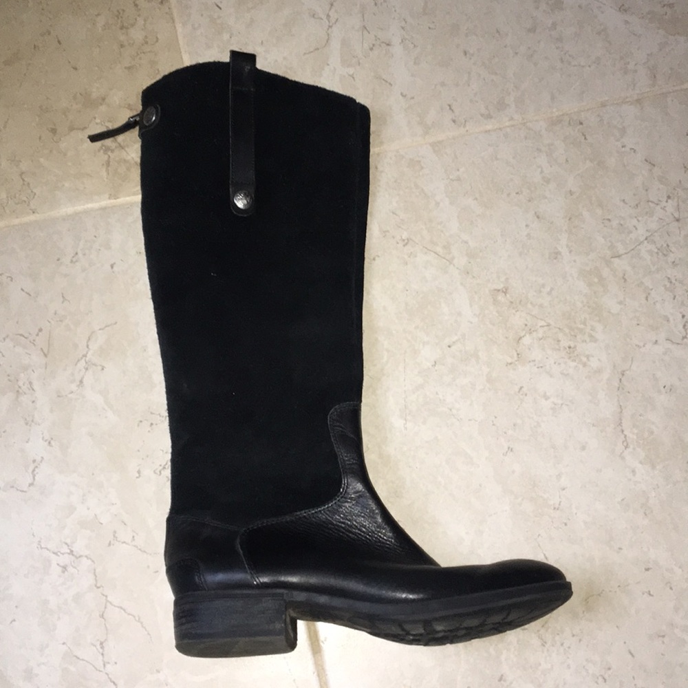 Sam Edelman half suede/half leather boots size 8.5